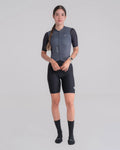 Jersey de ciclismo GW Mujer Sleek Humo