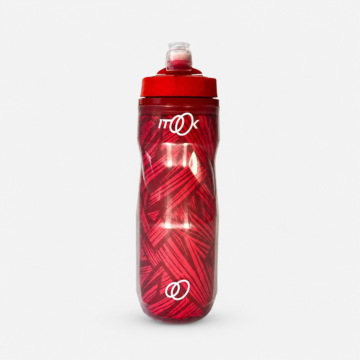Caramañola Térmica de Ciclismo iTOOK 21 oz Roja