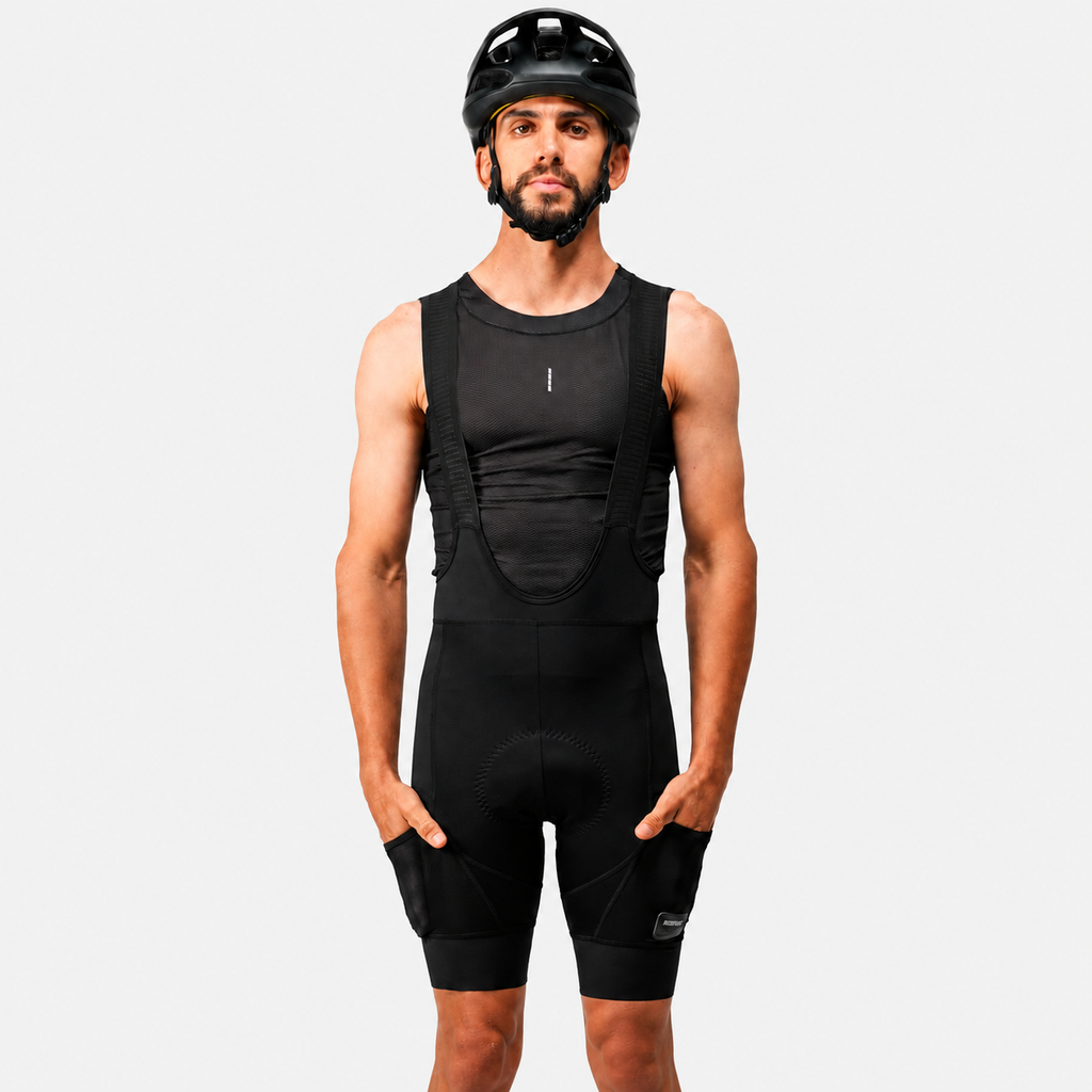 Licra Con Bolsillos HighForce Negra