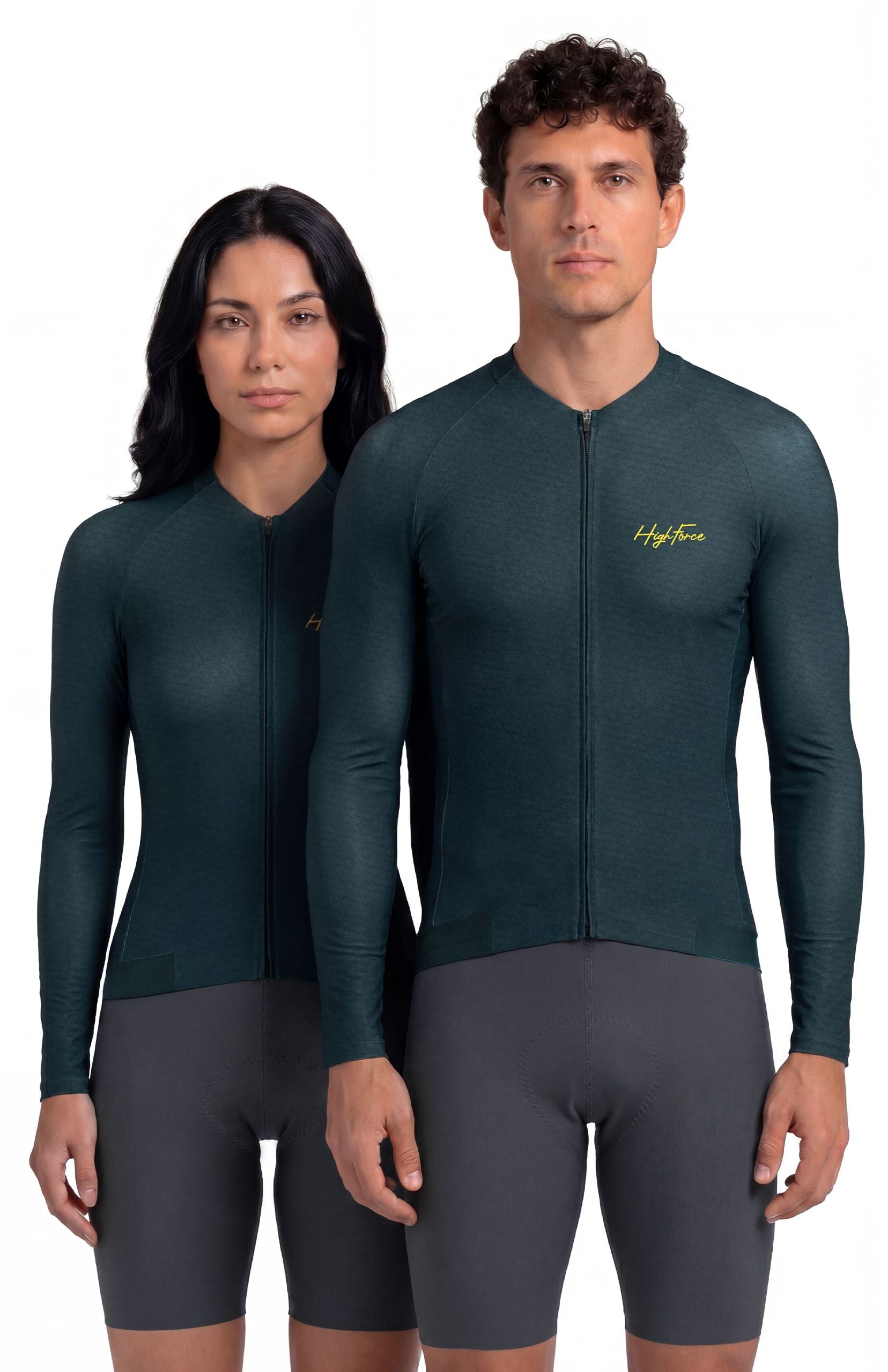 Jersey Highforce Manga Larga Verde Petroleo