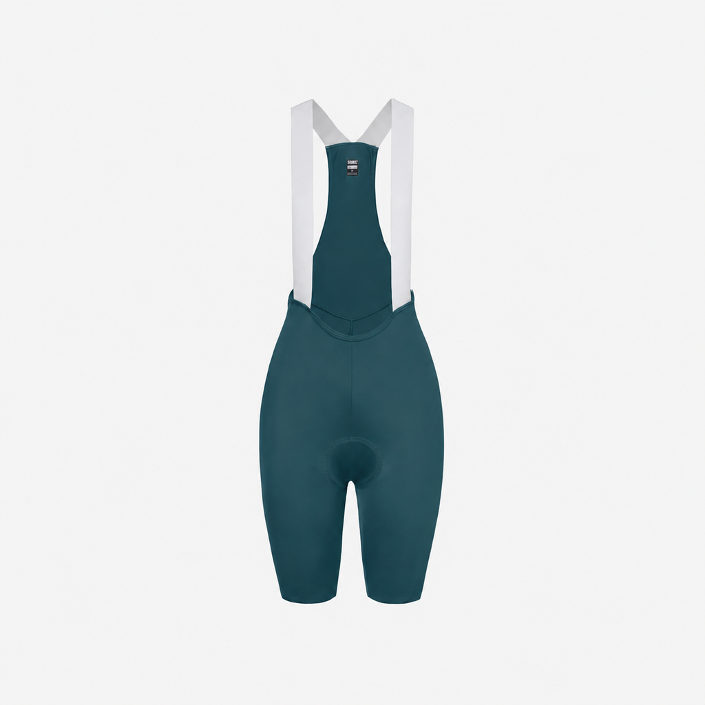 Pantaloneta de Ciclismo con Tirantes Mujer Suarez Spyder Petrol 2026