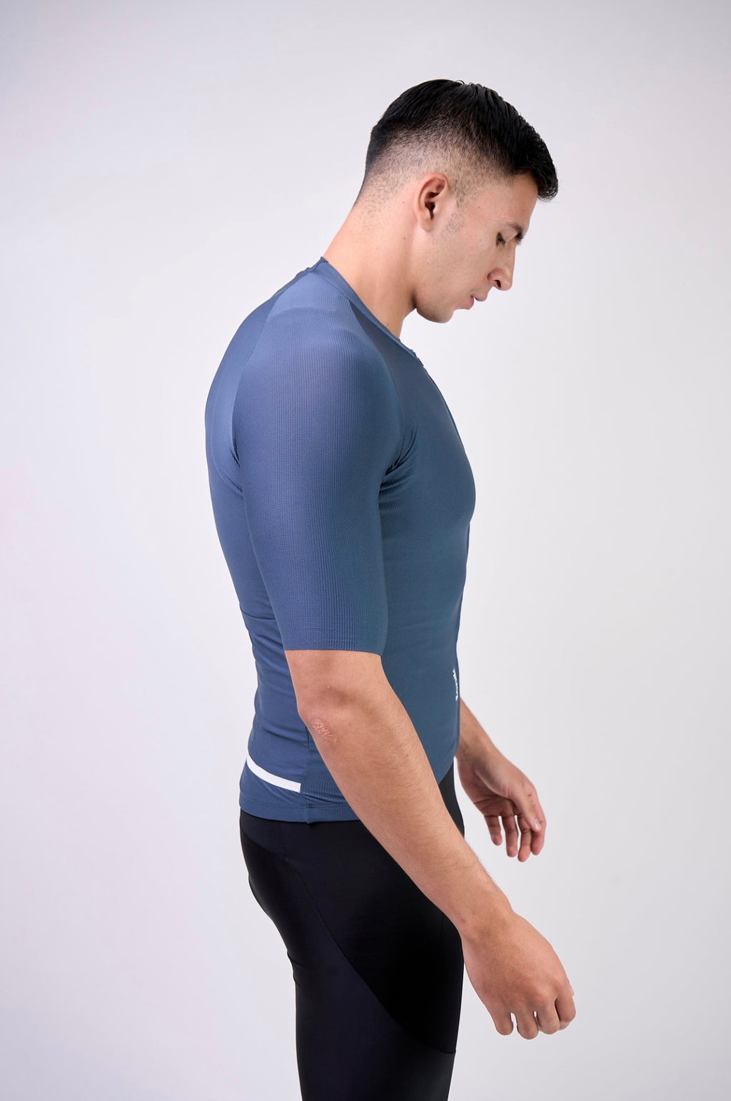 Jersey de ciclismo Ionik Start masculino manga corta verde benetton