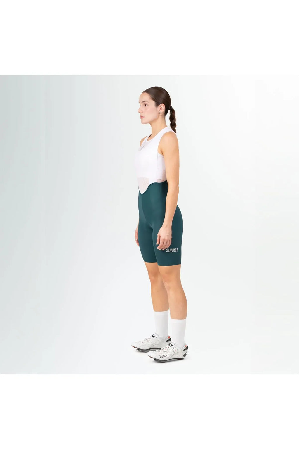 Pantaloneta de Ciclismo con Tirantes Mujer Suarez Spyder Petrol 2026