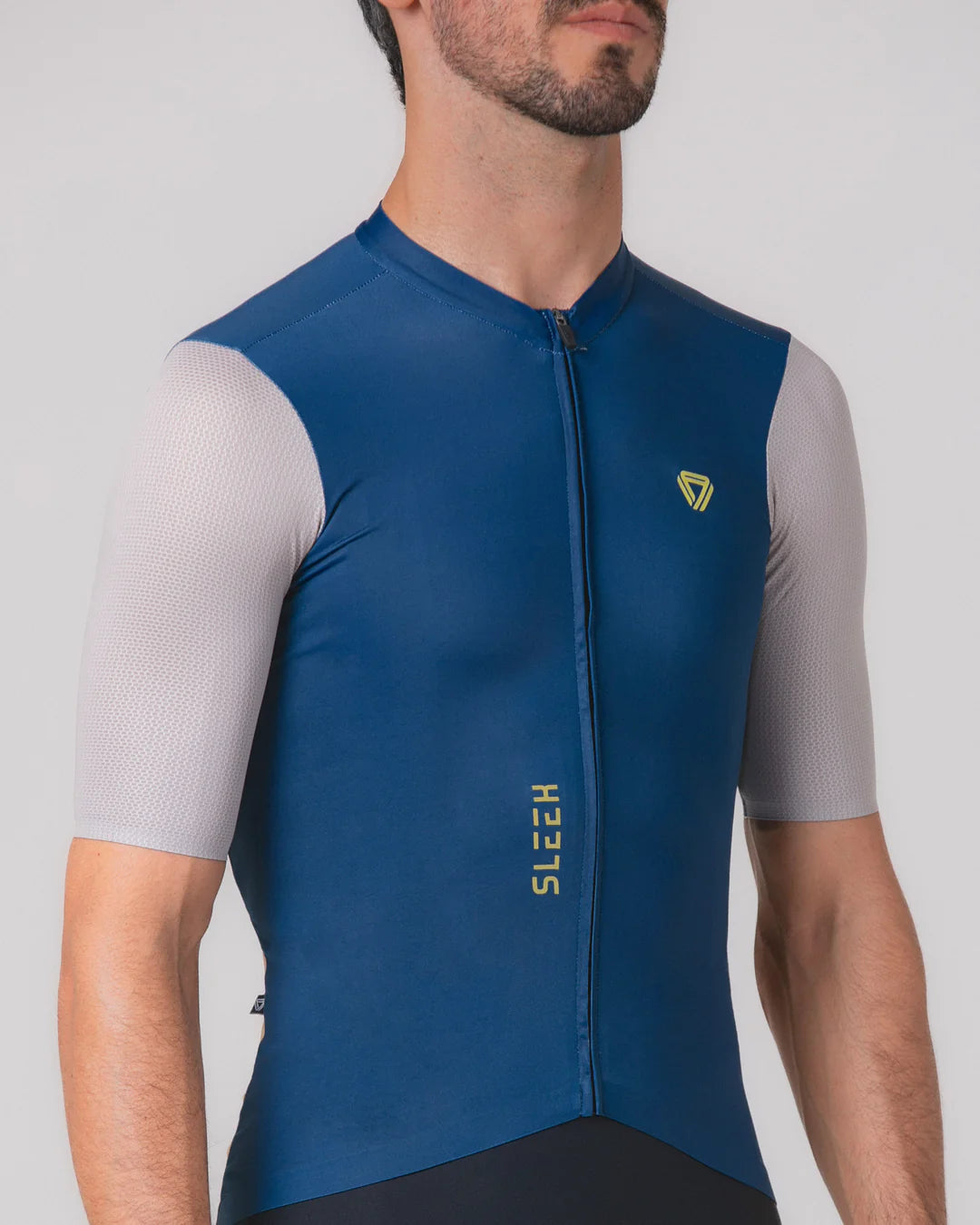 Jersey de ciclismo GW Hombre Sleek Azul