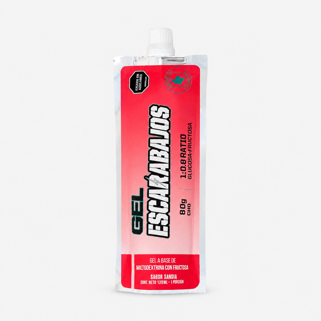 Gel Energético Escarabajos Sandía 80 gr CHO 120 ml