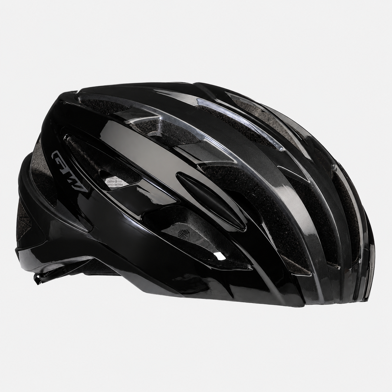 Casco de ciclismo GW M3 MTB/Ruta negro brillante/gris oscuro