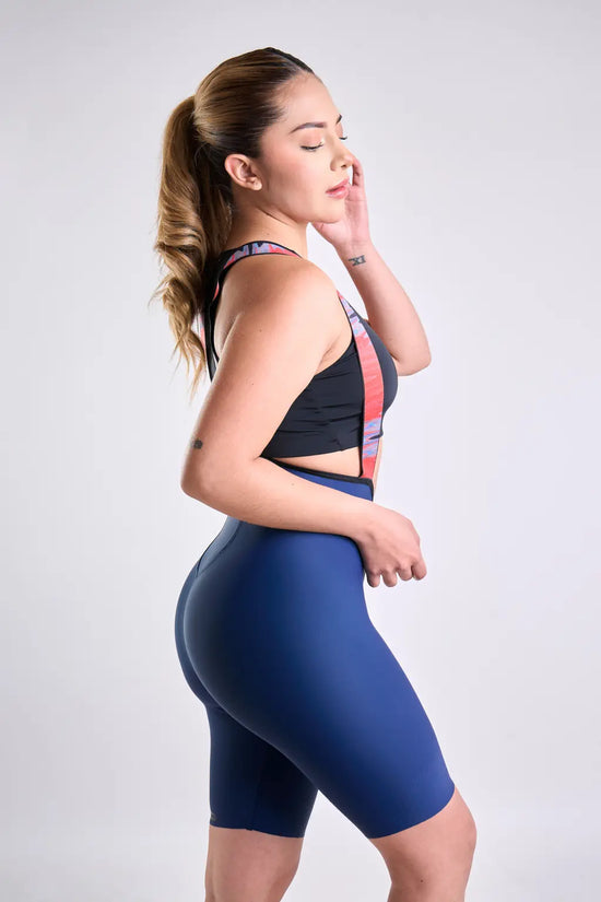 Licra Sin Costuras Ionik Azul Oscuro