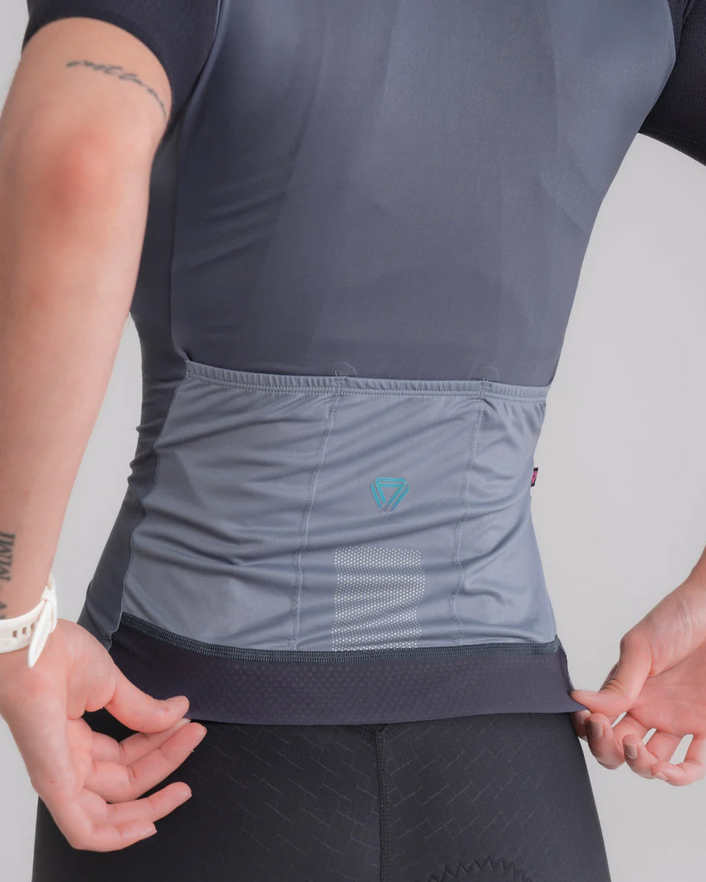Jersey de ciclismo GW Mujer Sleek Humo