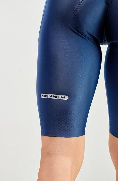 Licra de ciclismo Ionik Onix azul oscuro con cargaderas para hombre
