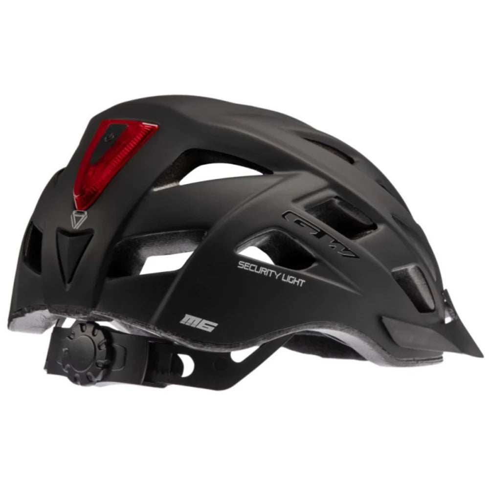 Casco de ciclismo GW M6 MTB negro con luz