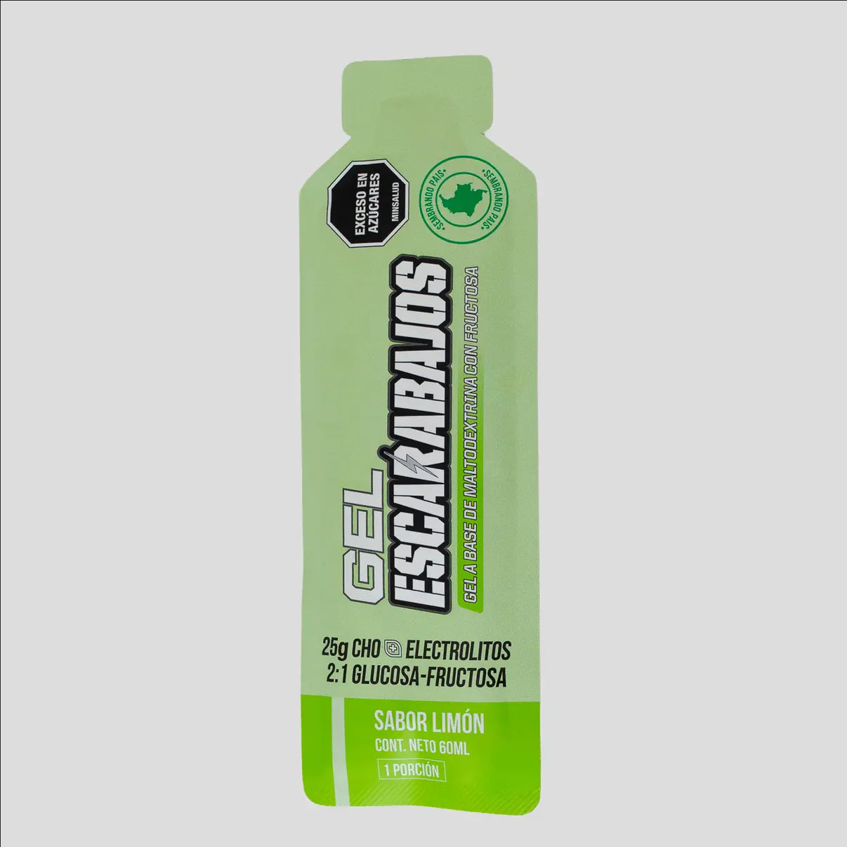 Gel energético Escarabajos Limón + Electrolitos 60 g