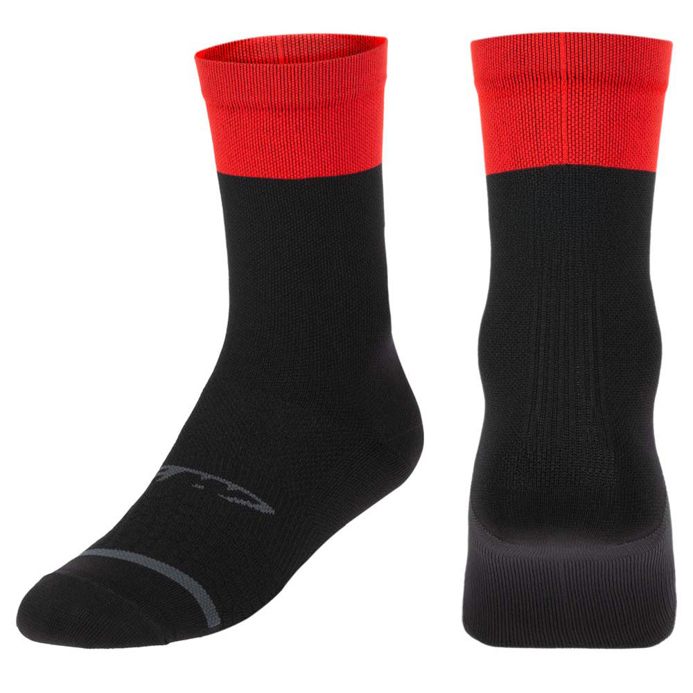 Medias de Ciclismo GW Lithe Negro Rojo