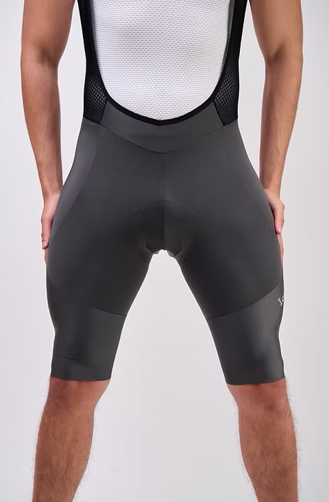 Licra de ciclismo Ionik Onix gris con cargaderas para hombre