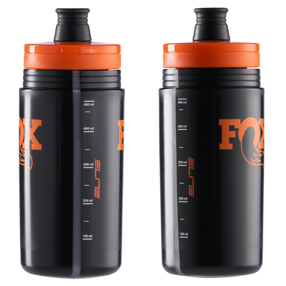 Caramañola de Ciclismo Elite Kebea 550 ml Negro Naranja