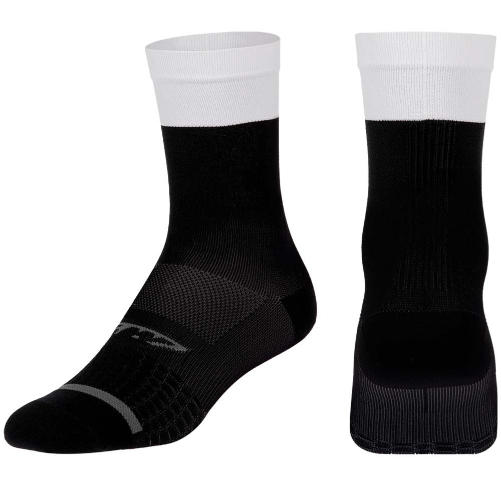Medias de Ciclismo GW Lithe Negro Blanco