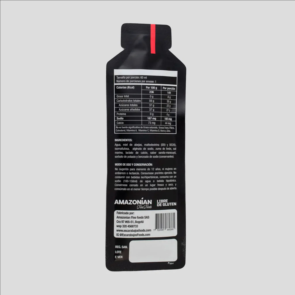 Gel energético Bee Boost Sandía 40 g CHO 60 g