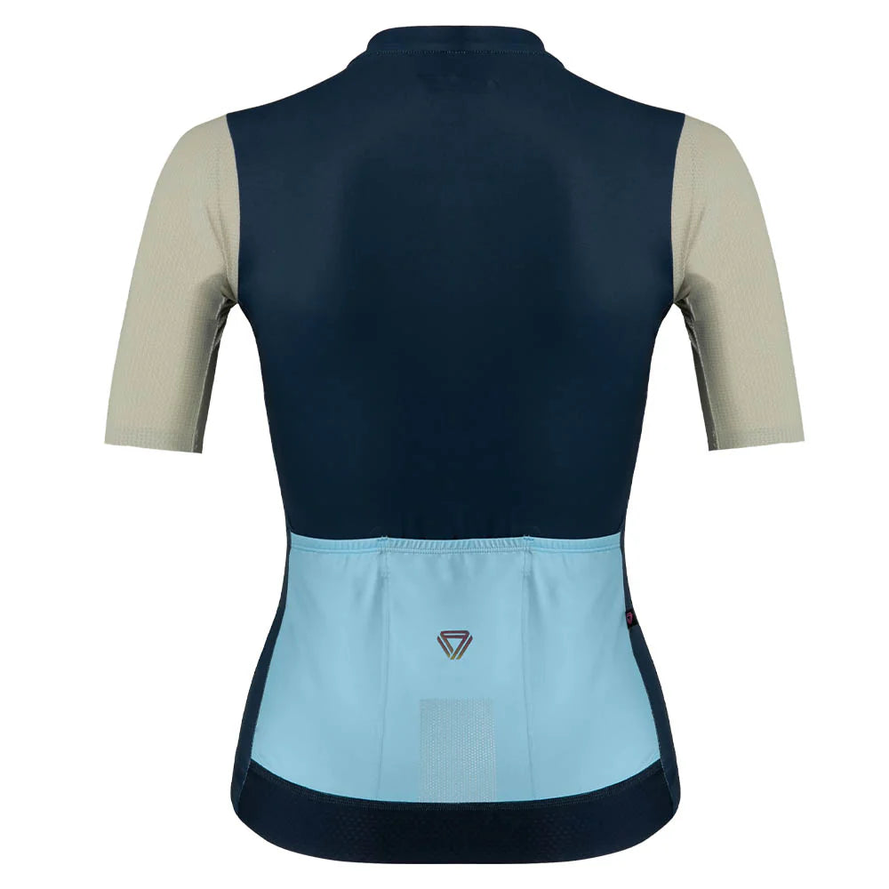 Jersey de ciclismo GW Mujer Sleek Azul