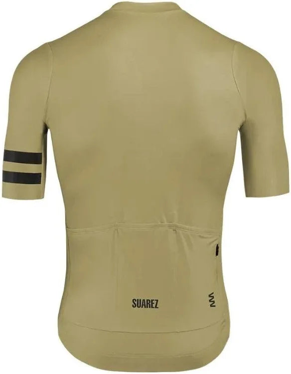 Jersey de ciclismo Suarez Hombre Solid Green Gold 2.4