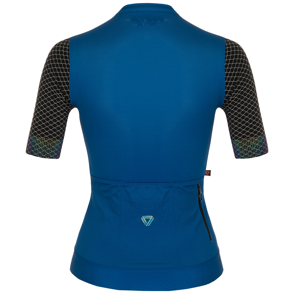 Jersey de ciclismo GW Mujer Shore Night Blue