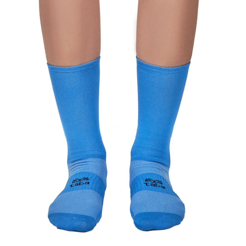 Medias de Ciclismo Taba Clásica Azul Hortensia