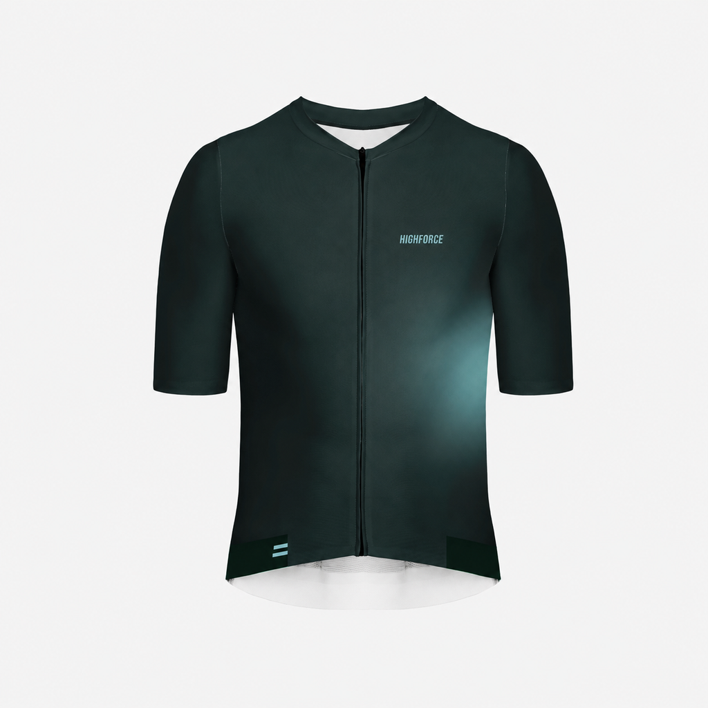 Jersey de Ciclismo Unisex HighForce Verde Oscuro