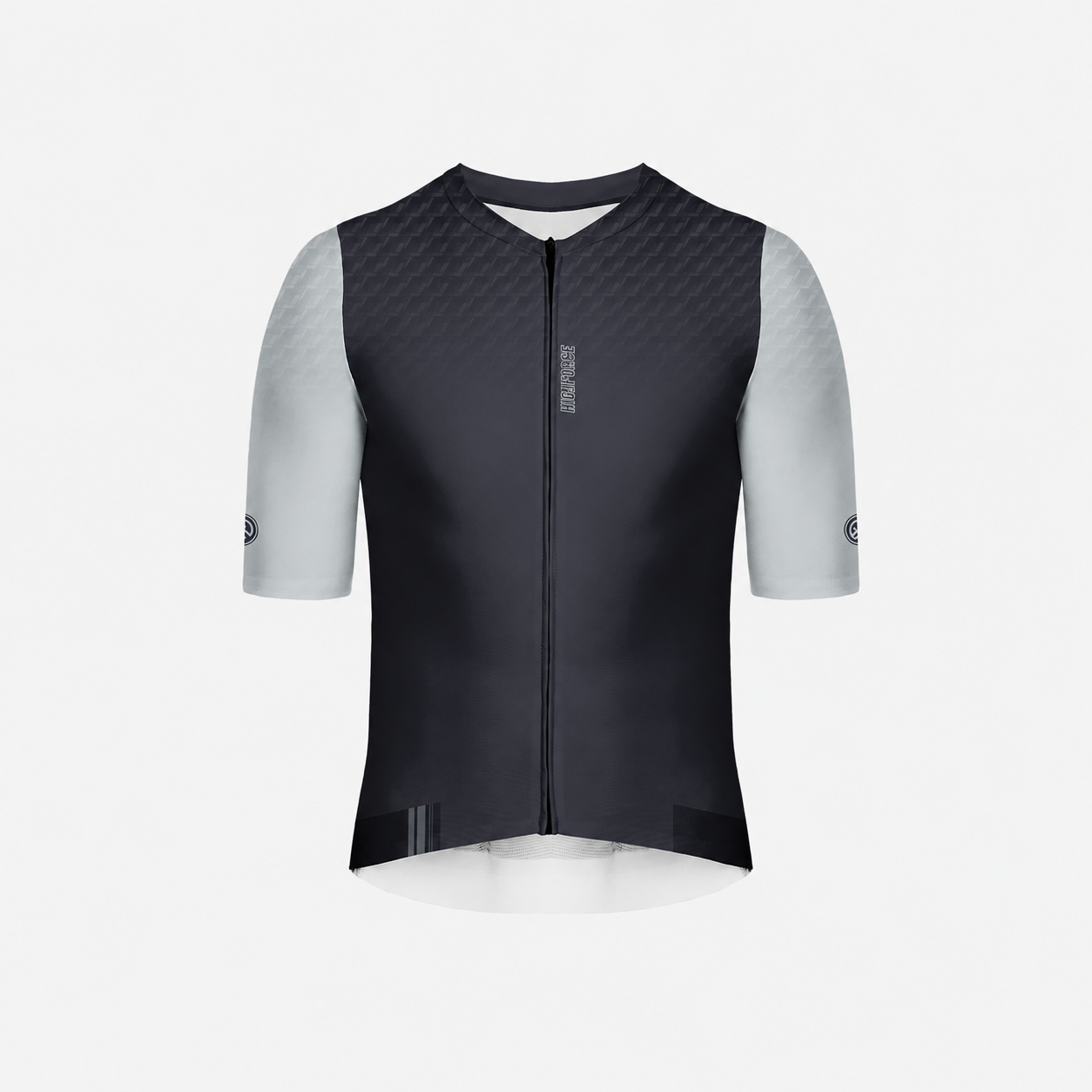 Jersey de Ciclismo Unisex HighForce Negro Gris Claro