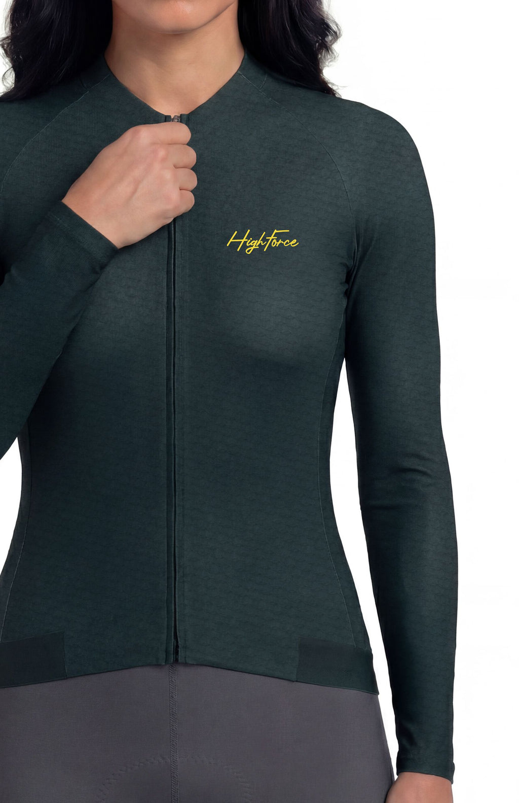 Jersey Highforce Manga Larga Verde Petroleo