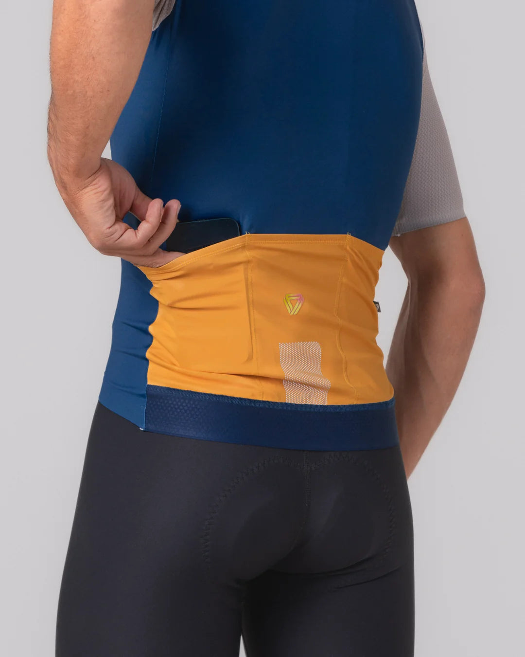 Jersey de ciclismo GW Hombre Sleek Azul