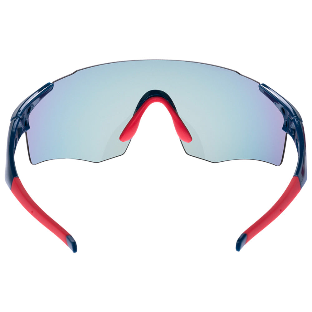 Gafas de ciclismo GW Flint Full Color azul rojo