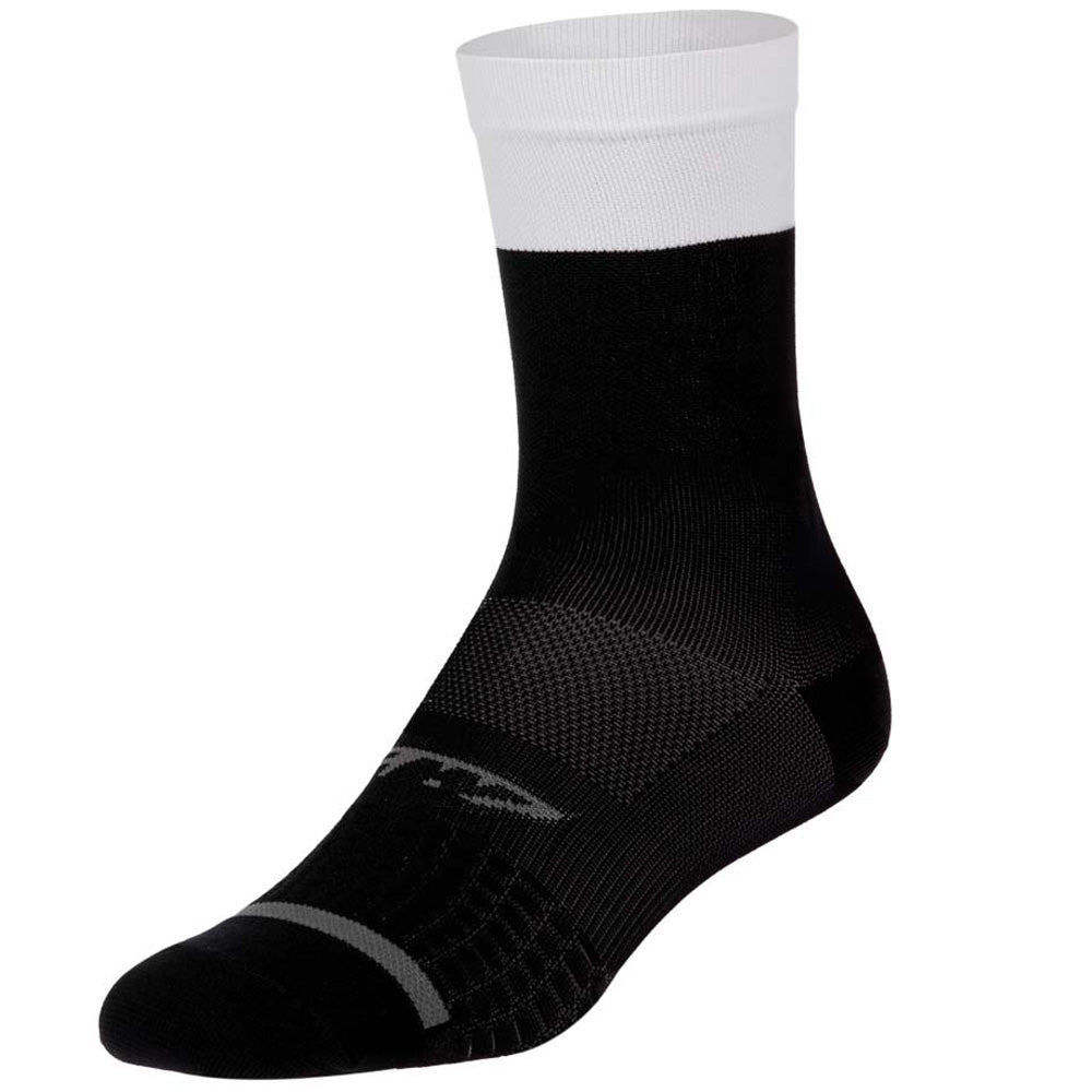 Medias de Ciclismo GW Lithe Negro Blanco