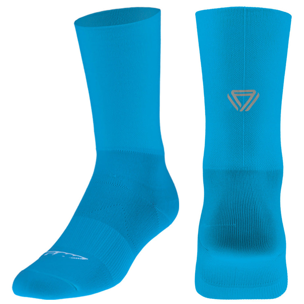 Medias de Ciclismo GW Reflectivas Blue