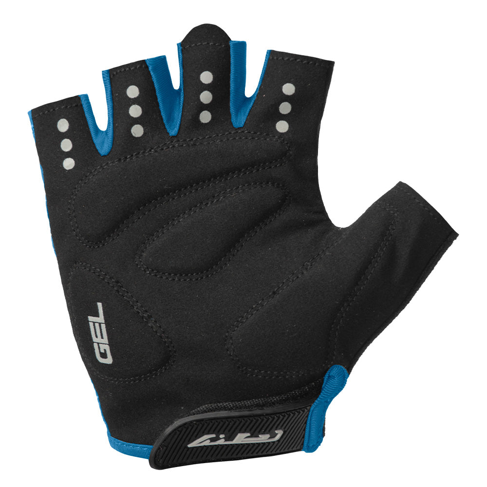 Guantes cortos de ciclismo GW Jet azul