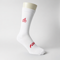Medias Deportivas Felix Blanco Rojo Talla Única