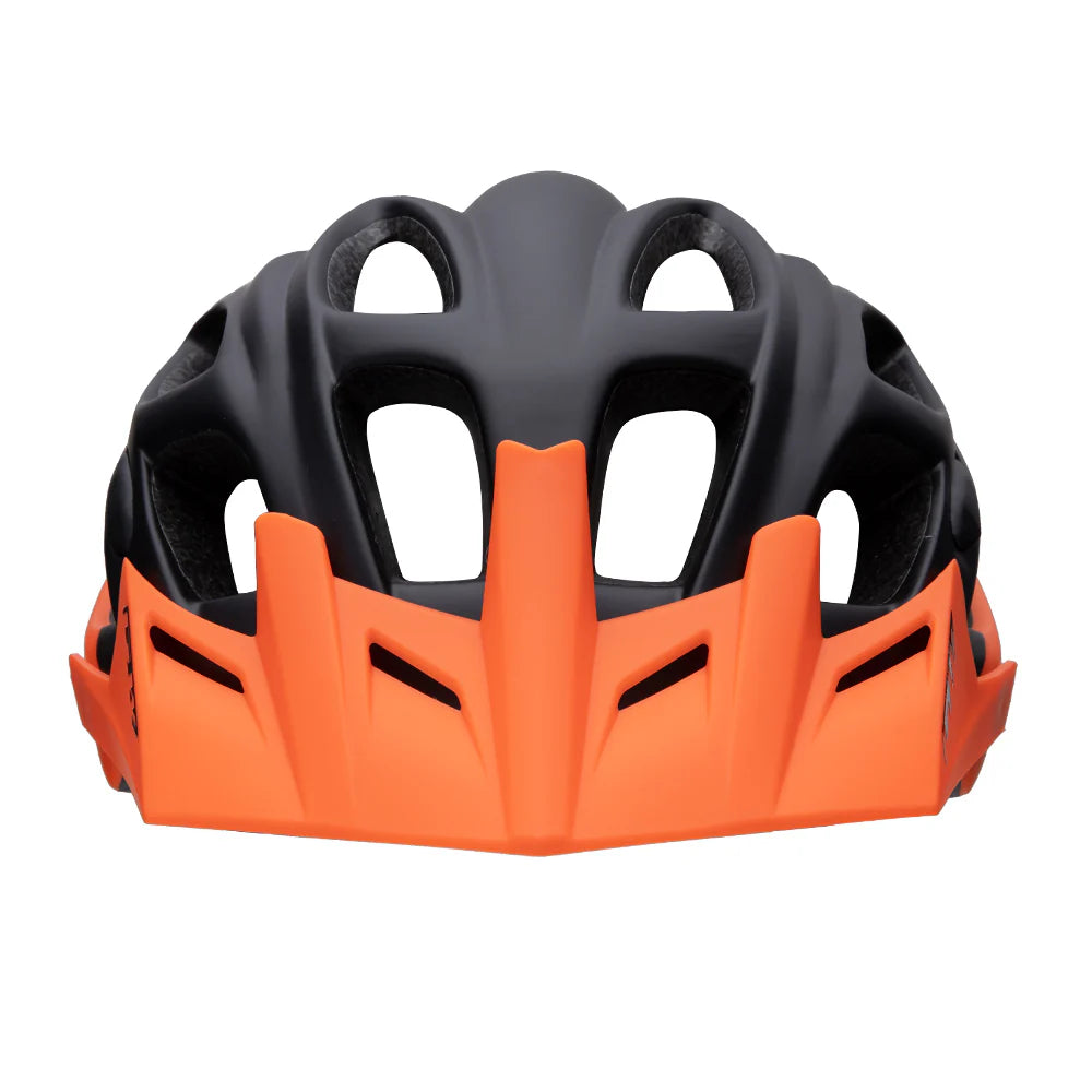 Casco de ciclismo GW 015 Enduro MTB negro mate/naranja