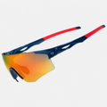 Gafas de ciclismo GW Flint Full Color azul rojo