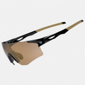 Gafas de ciclismo GW Flint Full Color negro dorado