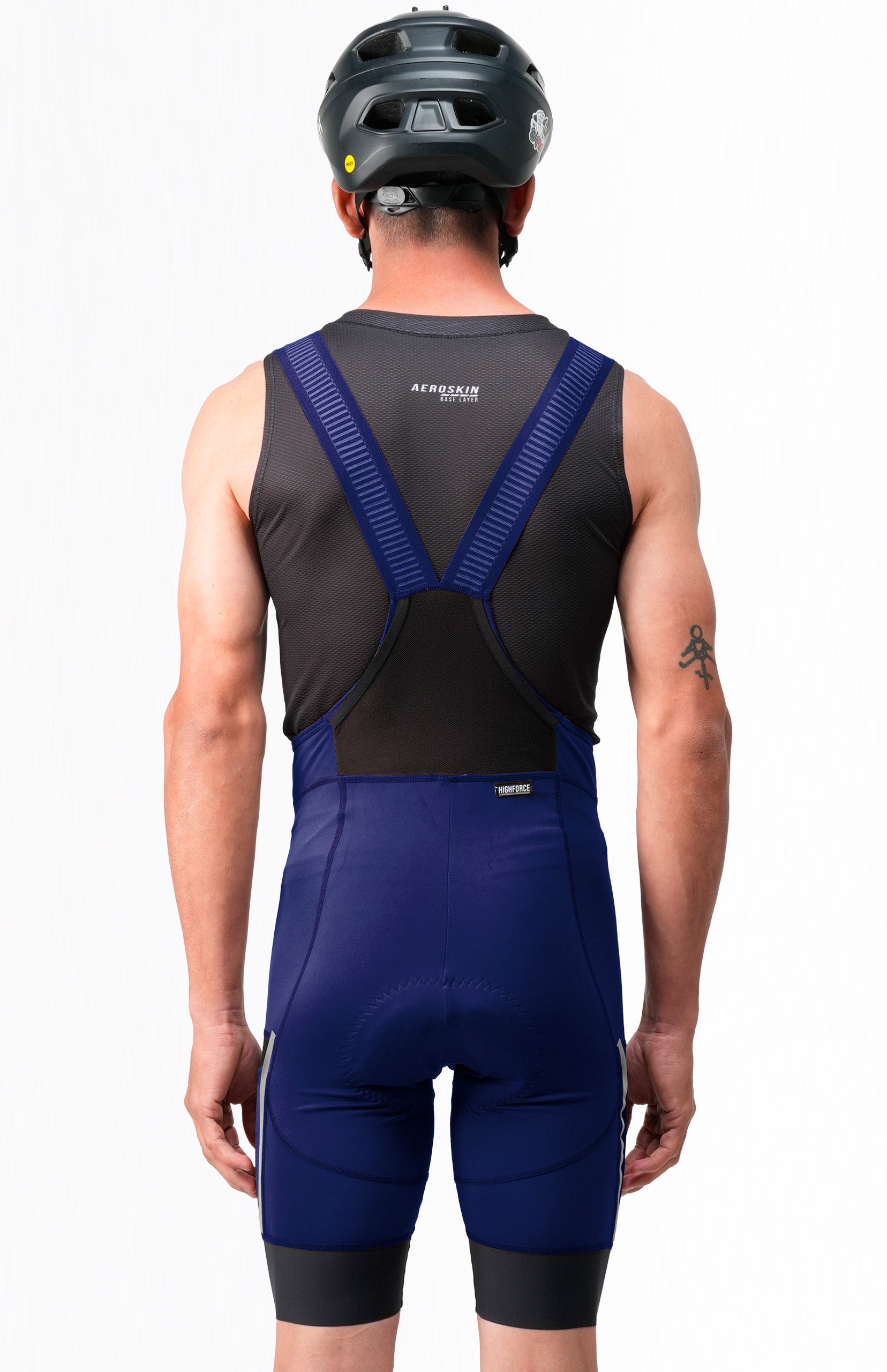 Licra Con Bolsillos Highforce Azul