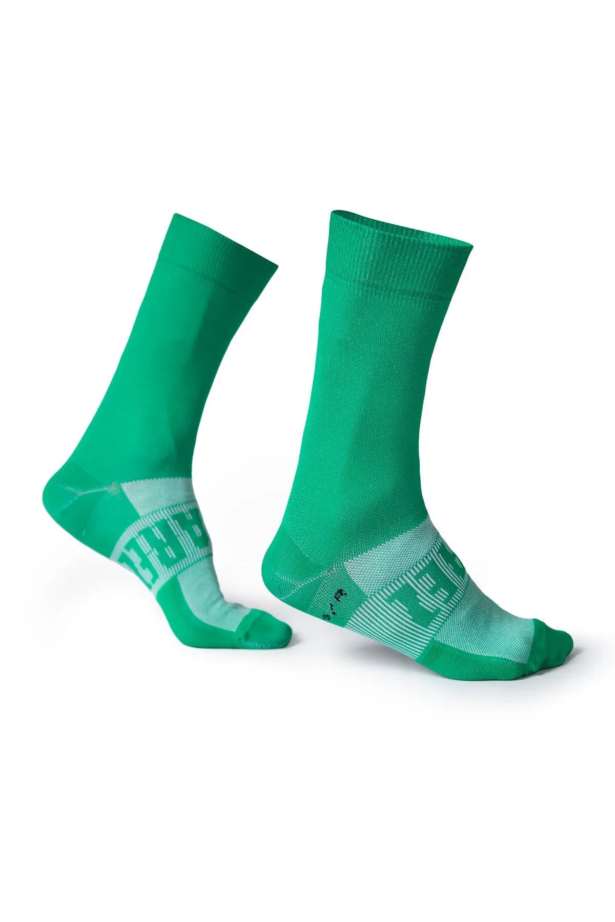 Medias de ciclismo Suárez 7” Dualtone Green Emerald
