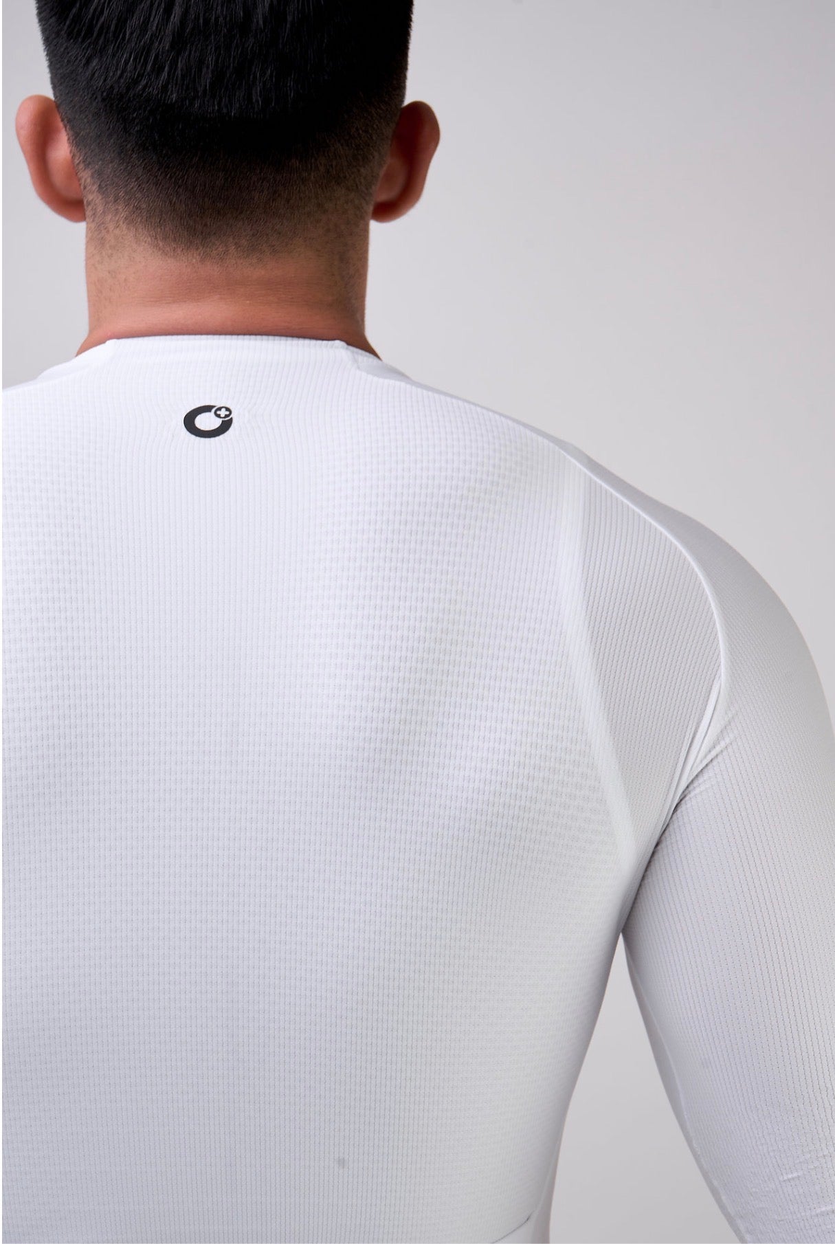 Jersey de ciclismo Ionik Start masculino manga corta blanco