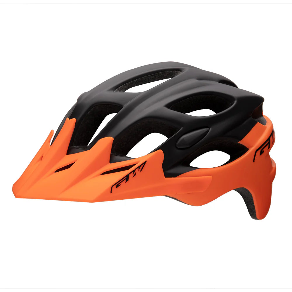 Casco de ciclismo GW 015 Enduro MTB negro mate/naranja