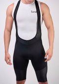 Licra de ciclismo Ionik Onix negra con cargaderas para hombre