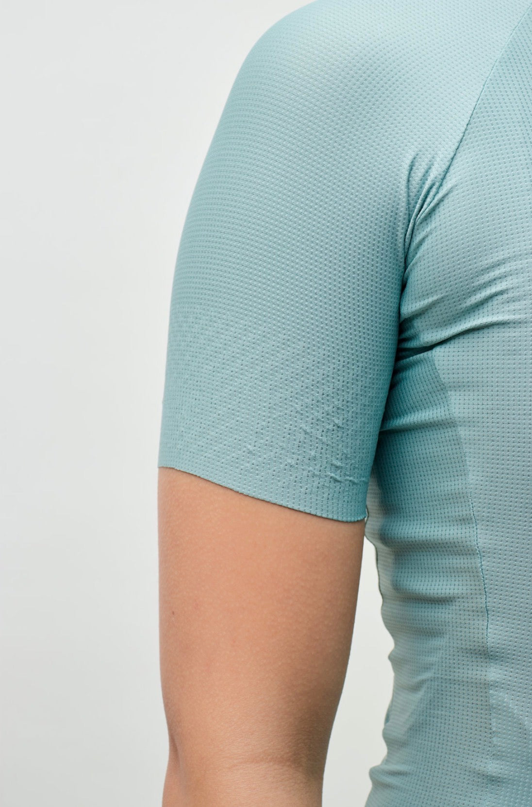 Jersey de ciclismo Ionik Start femenino manga corta verde menta