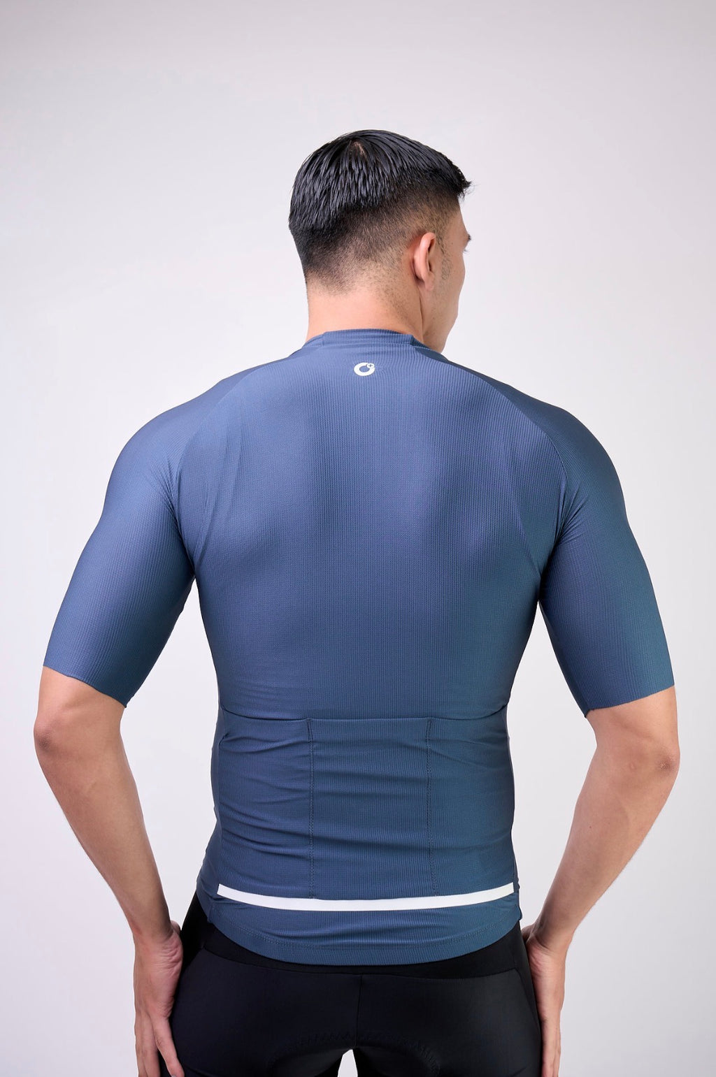 Jersey de ciclismo Ionik Start masculino manga corta verde benetton
