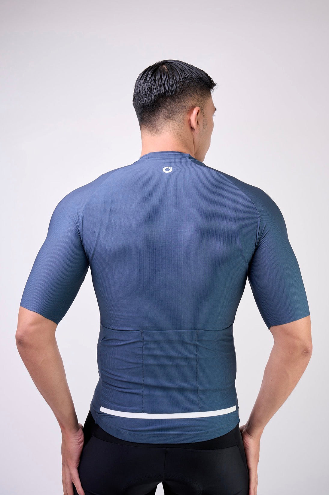 Jersey de ciclismo Ionik Start masculino manga corta verde benetton