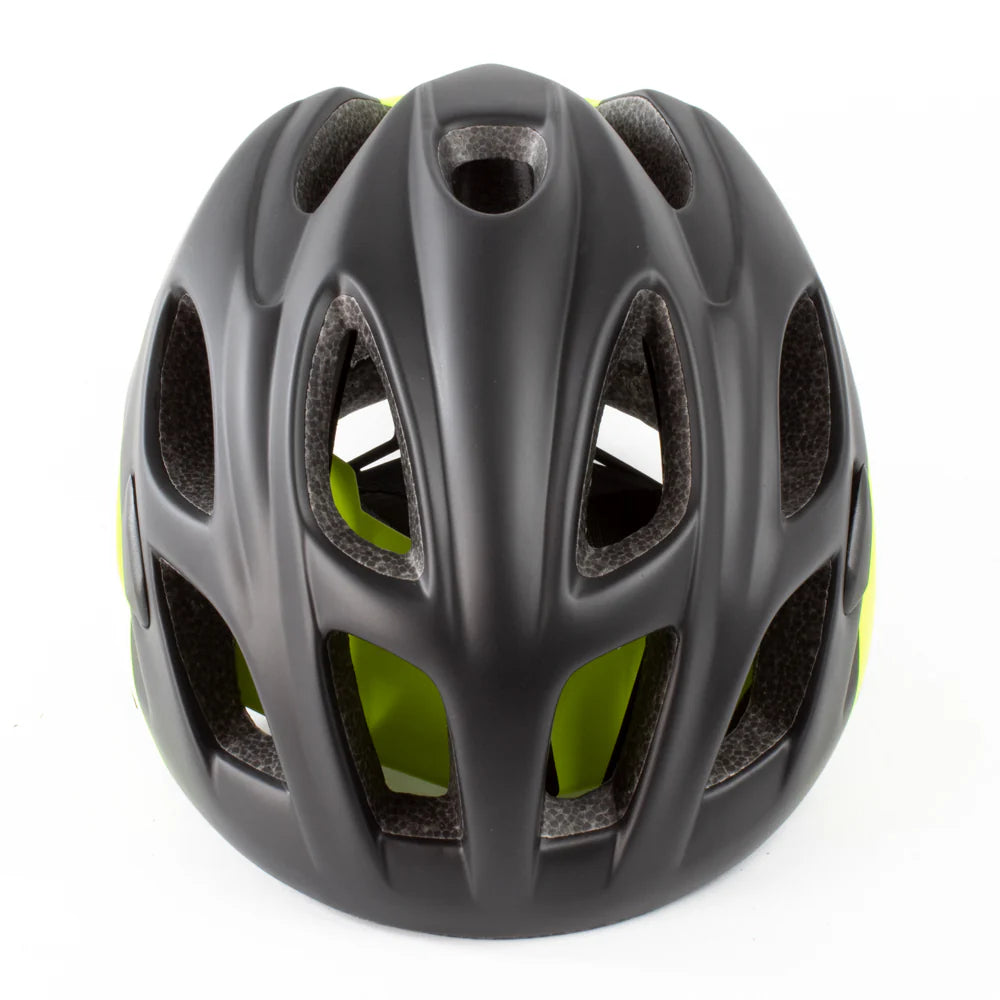 Casco de ciclismo GW 015 Enduro MTB negro mate/amarillo neón