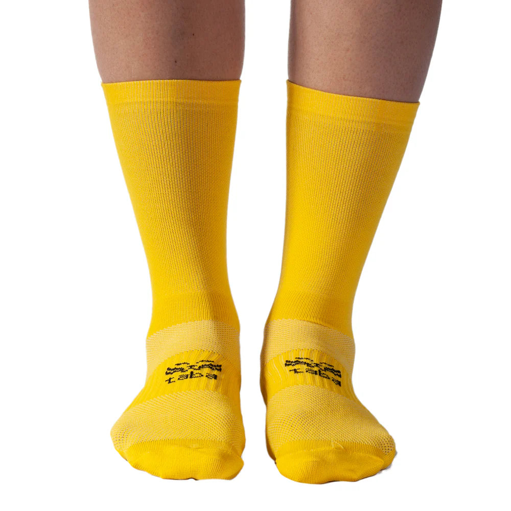Medias de Ciclismo Taba Clásica Amarillo