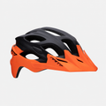 Casco de ciclismo GW 015 Enduro MTB negro mate/naranja