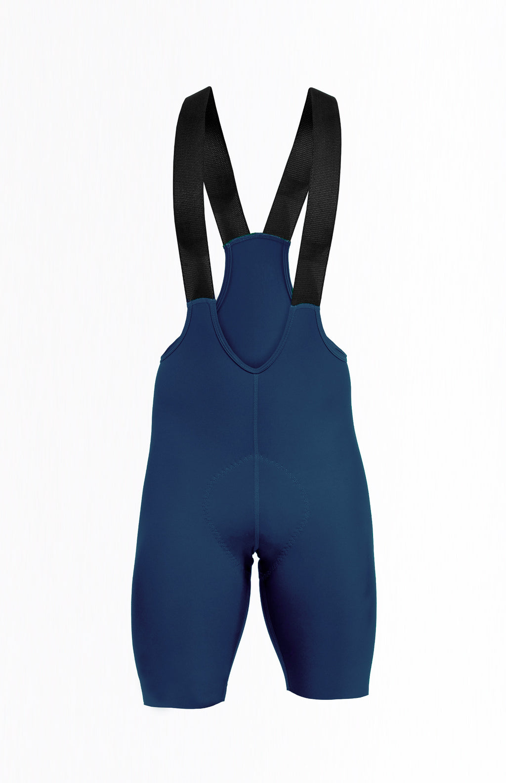 Licra de ciclismo Highforce Classic azul oscuro con cargaderas para mujer