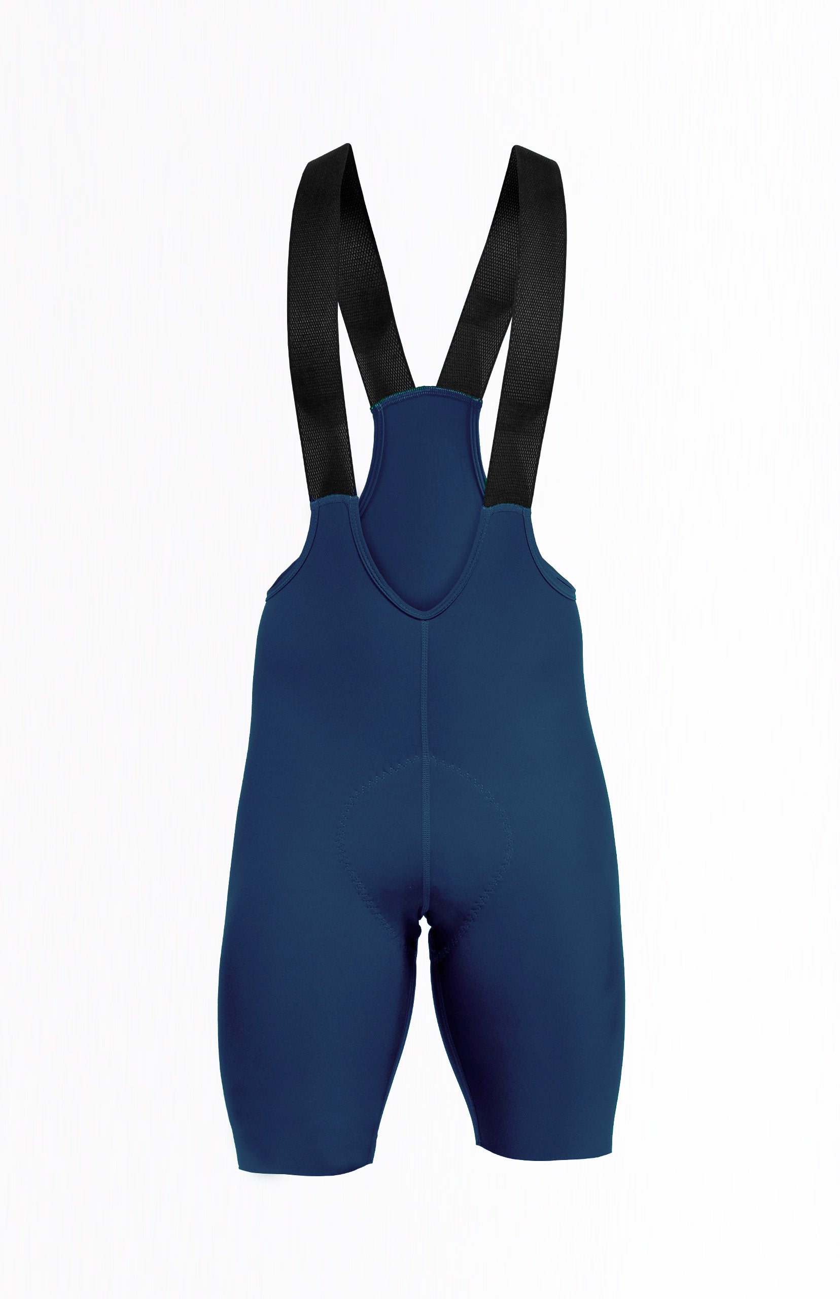 Licra de ciclismo Highforce Classic azul oscuro con cargaderas para mujer