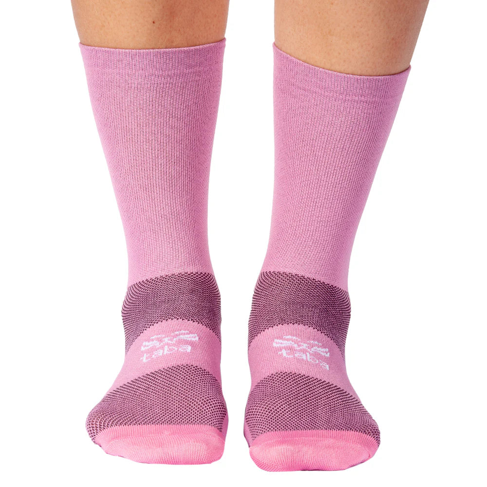 Medias de Ciclismo Taba Clásica Rosado Oscuro